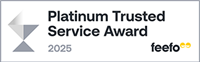 Feefo Platinum Trusted Service Award